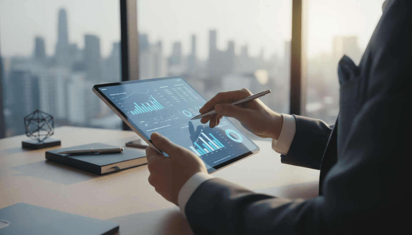 Security professional reviewing enterprise threat assessment strategy